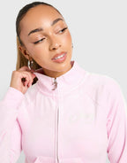 Script Velour Track Top