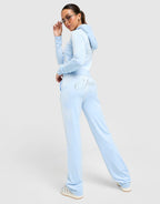 Script Velour Track Pants