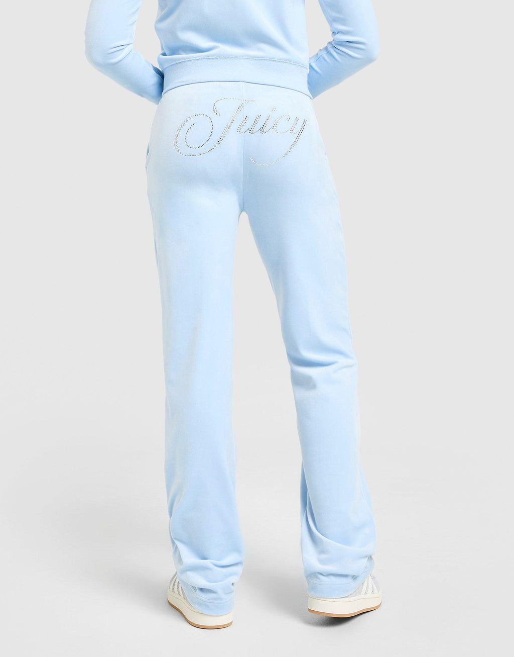 Script Velour Track Pants