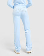Script Velour Track Pants