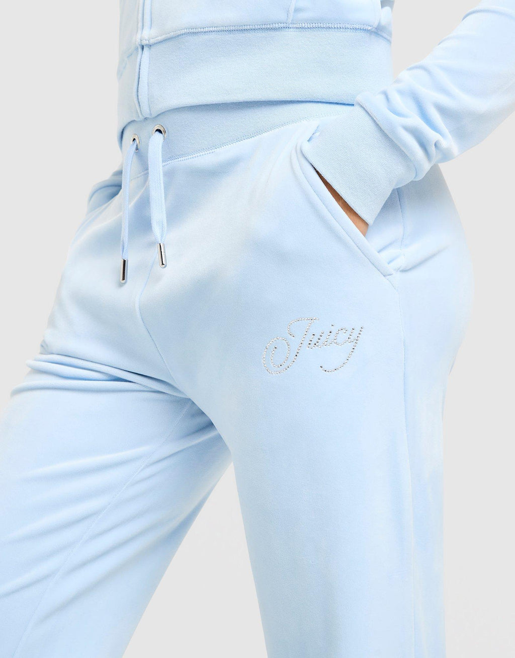 Script Velour Track Pants