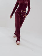 Crown Velour Corset Hoodie