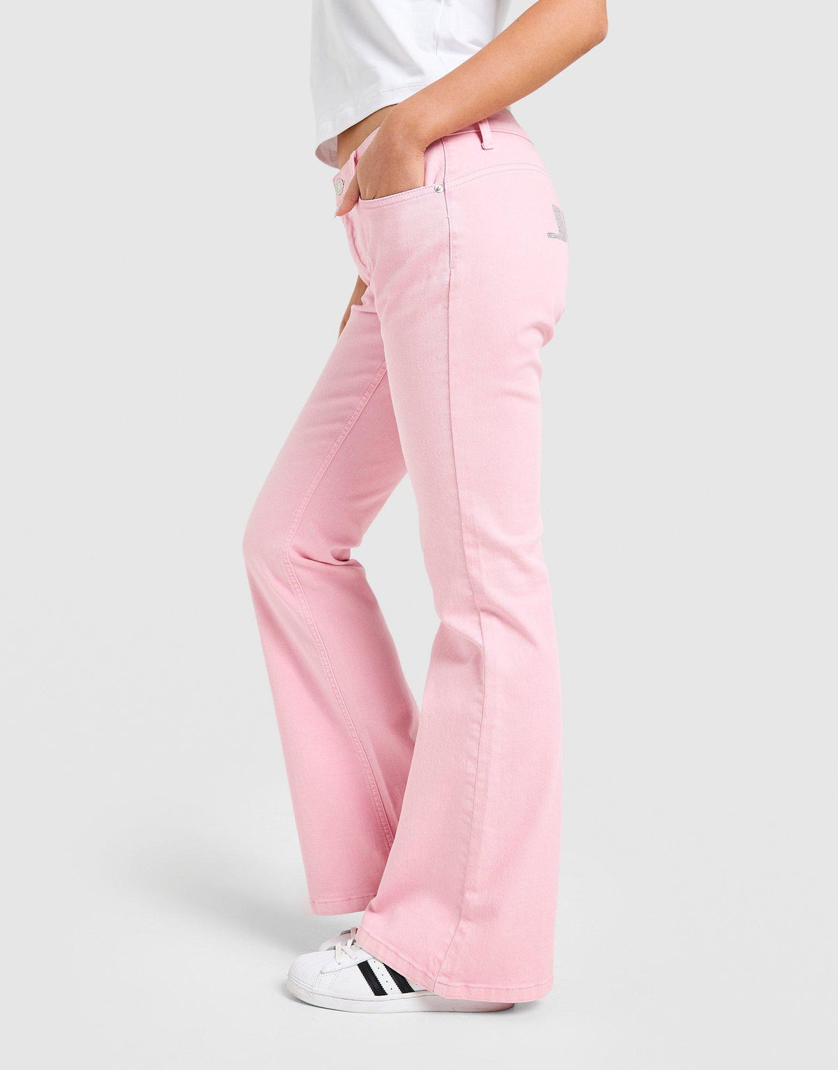 Y2K Denim Flared Jeans