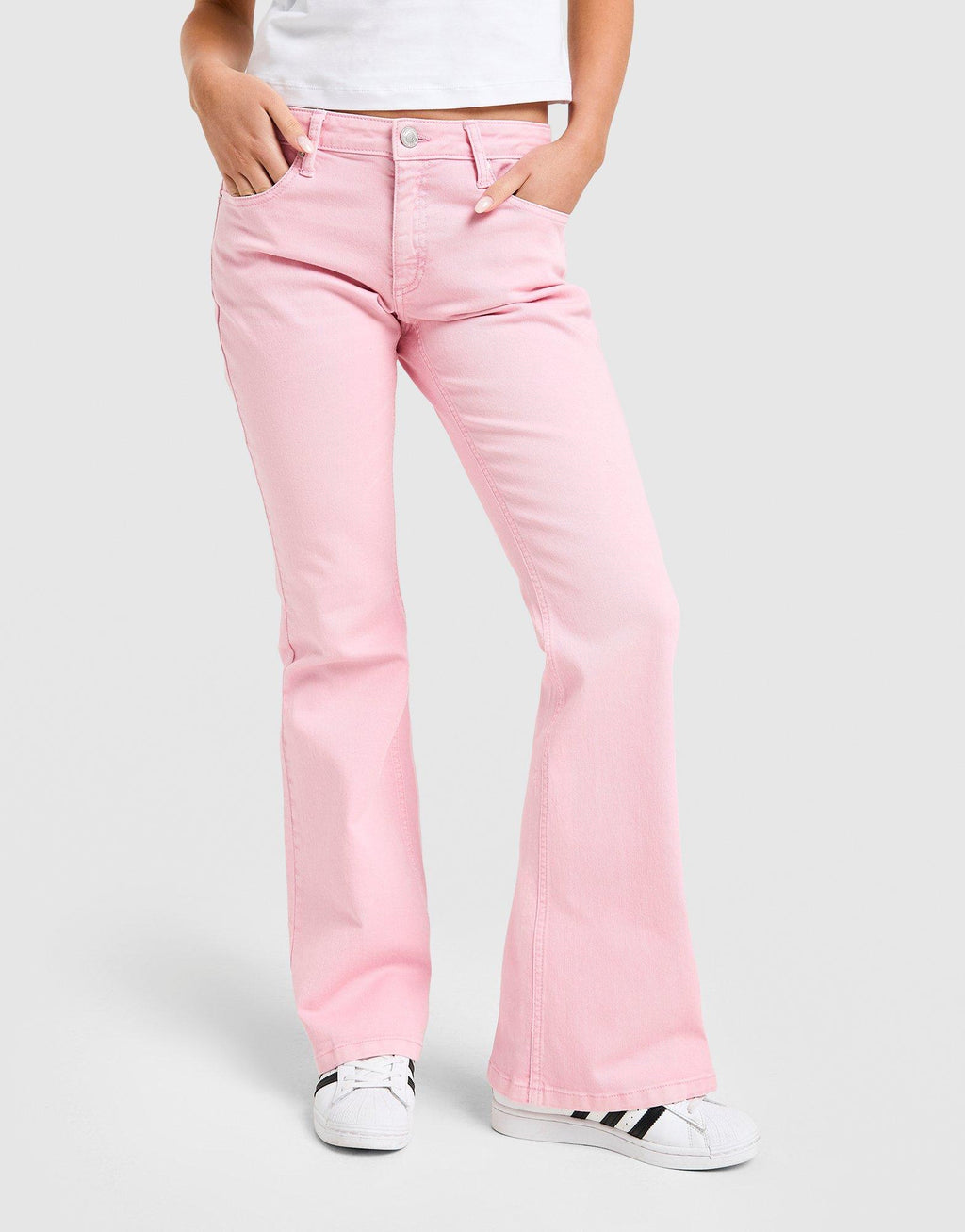 Y2K Denim Flared Jeans