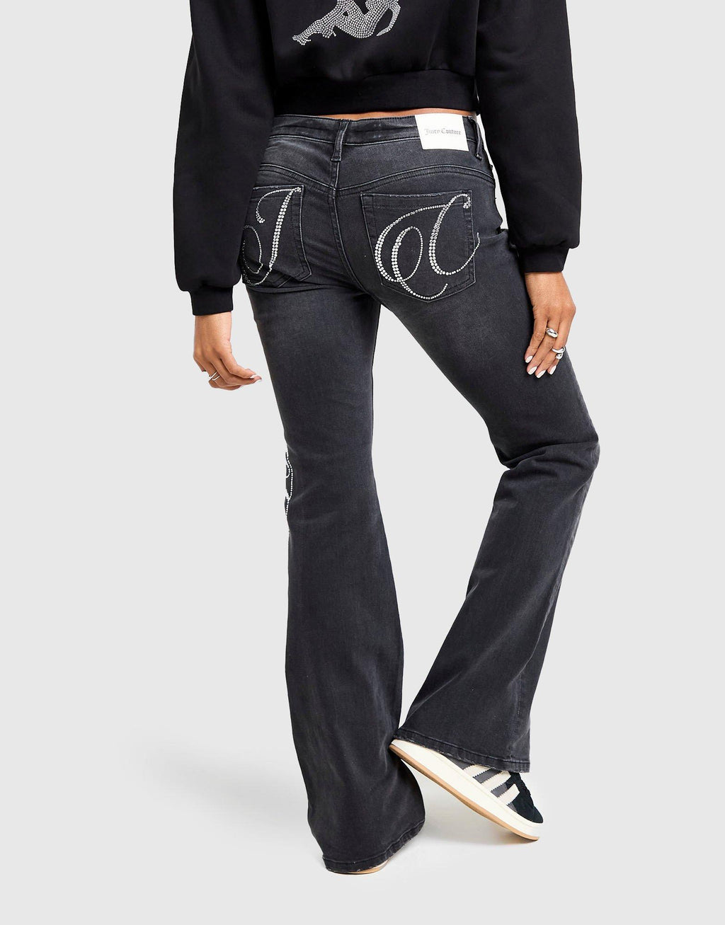 Western Denim Flared Jeans