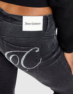 Western Denim Flared Jeans