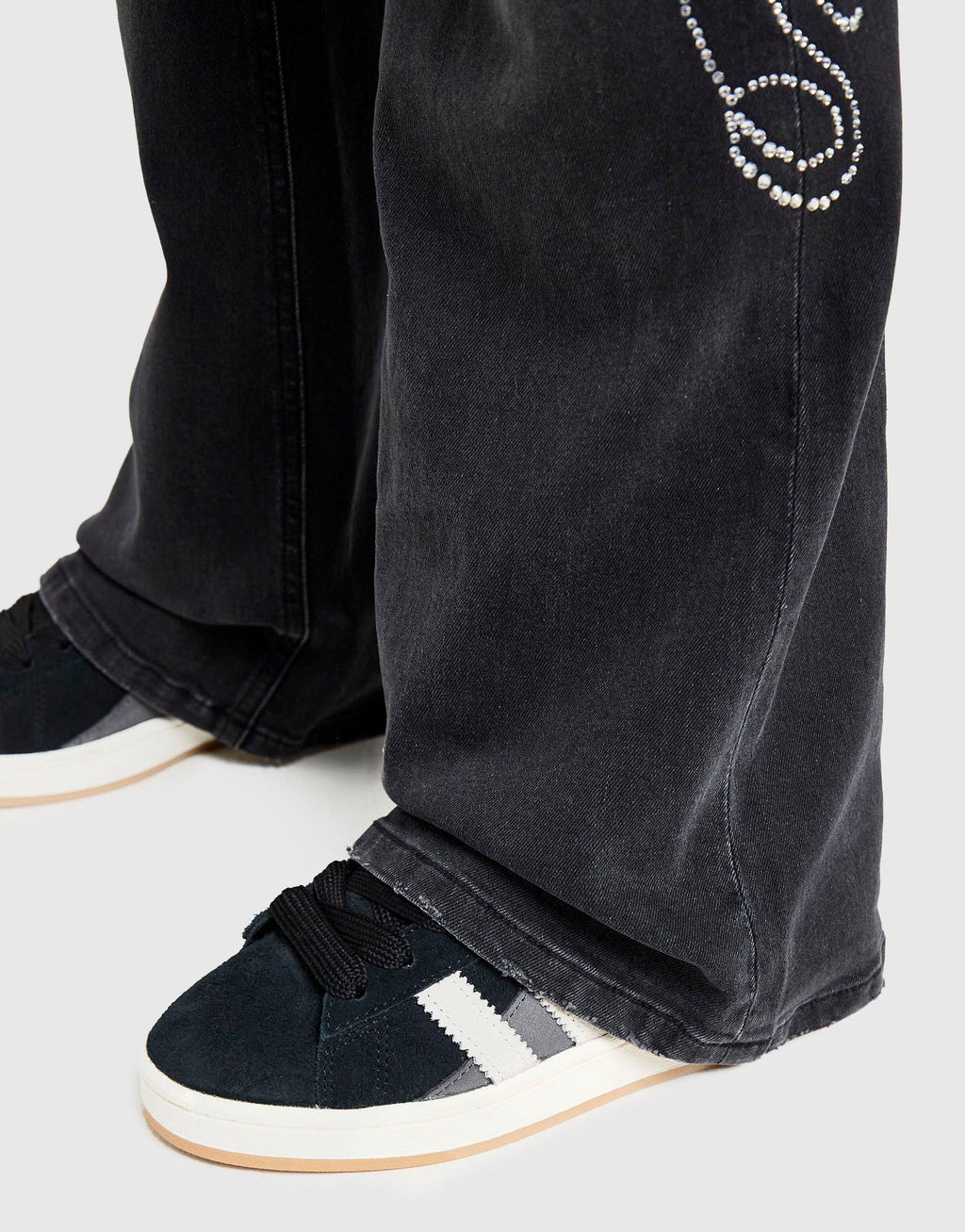 Western Denim Flared Jeans