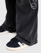 Western Denim Flared Jeans