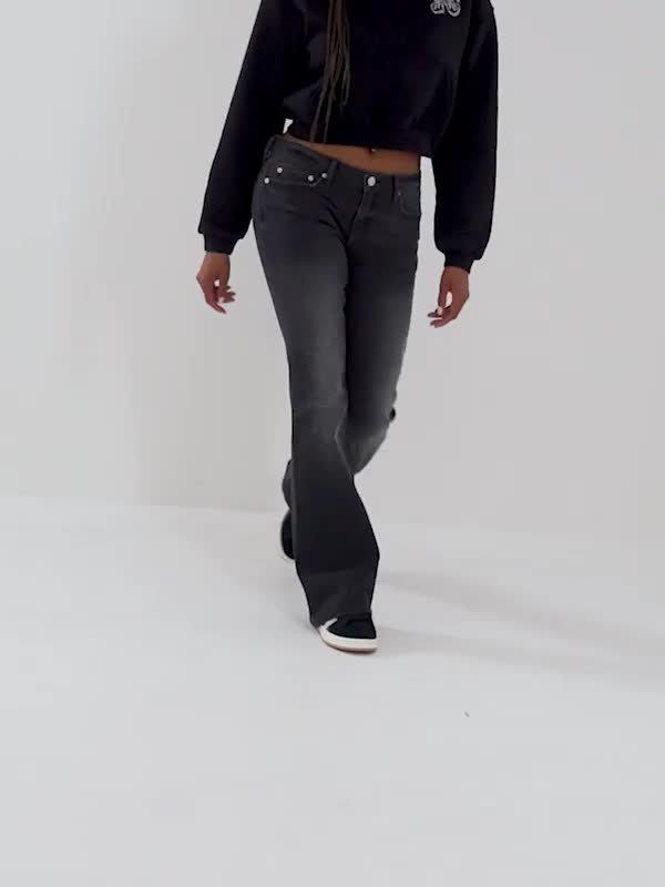 Western Denim Flared Jeans