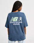 Run Club Graphic Boyfriend T-Shirt