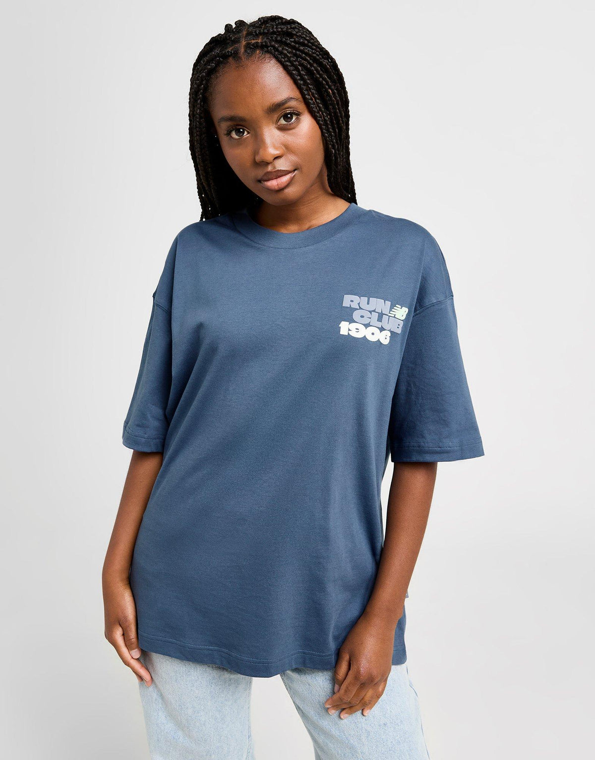 Run Club Graphic Boyfriend T-Shirt