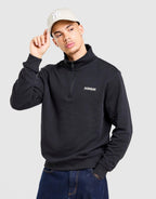 Left Chest Terry 1/2 Zip Sweatshirt