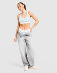 Modern Cotton Stripe Triangle Bra
