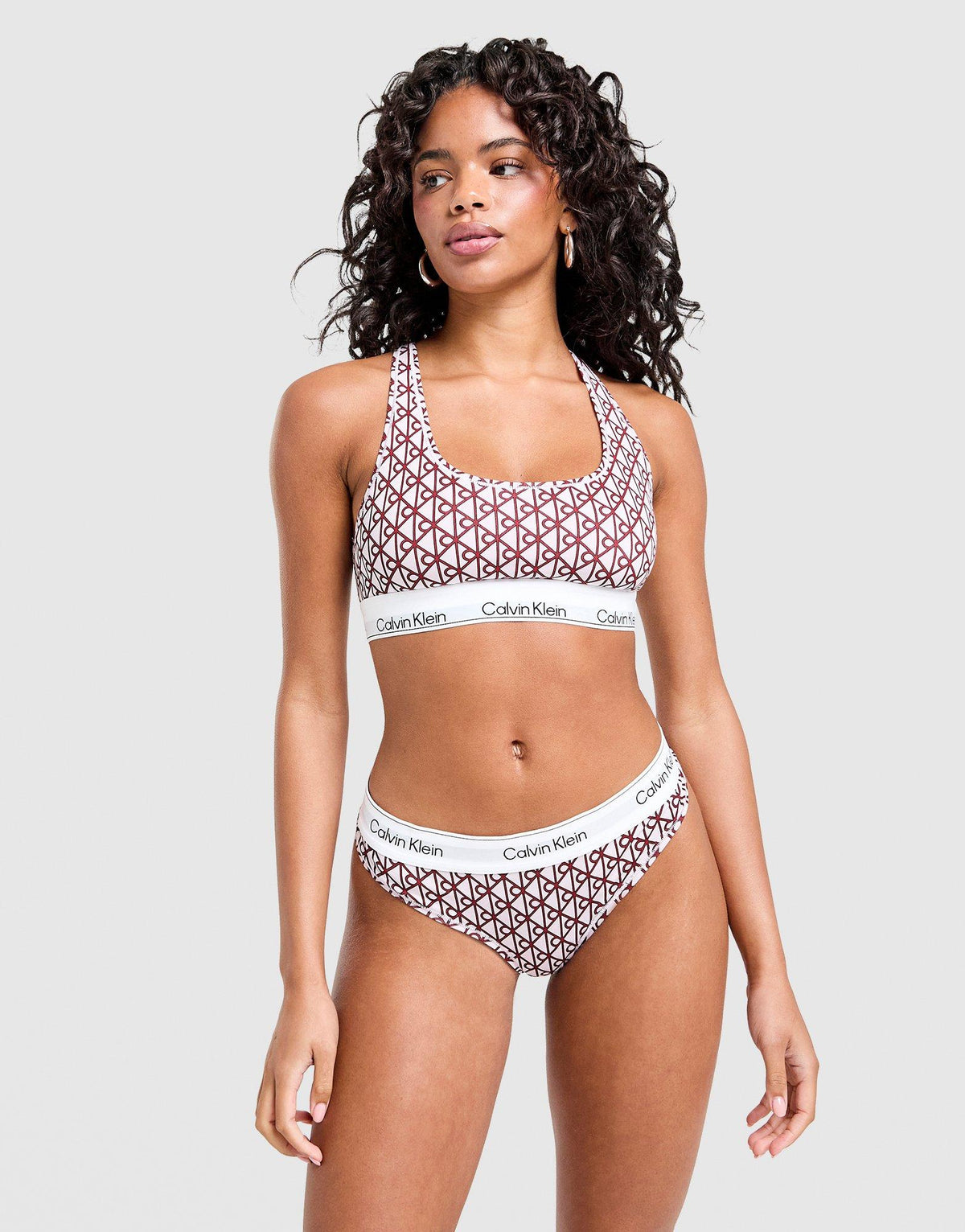 Modern Cotton All Over Print Thong