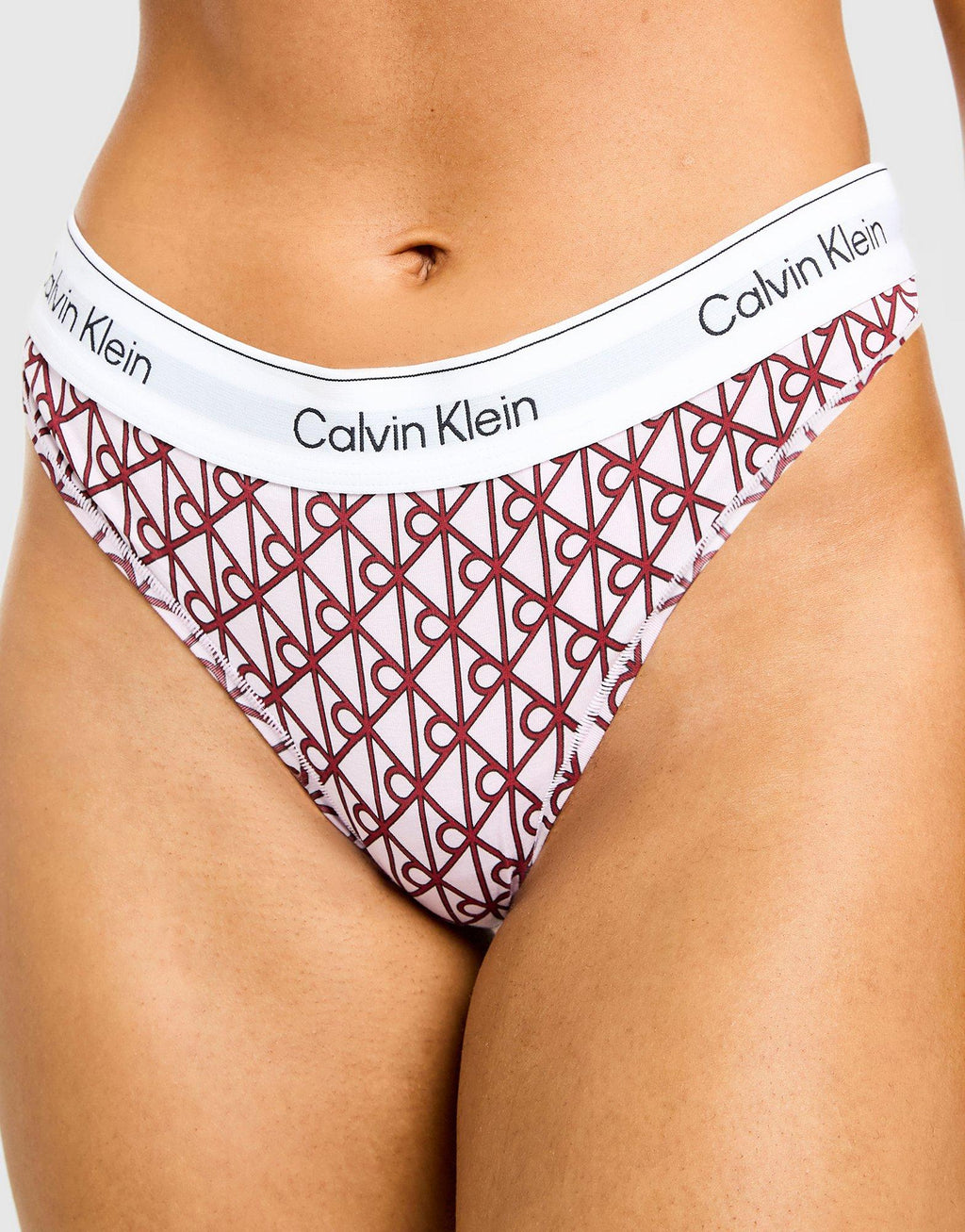 Modern Cotton All Over Print Thong
