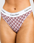 Modern Cotton All Over Print Thong