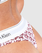 Modern Cotton All Over Print Thong