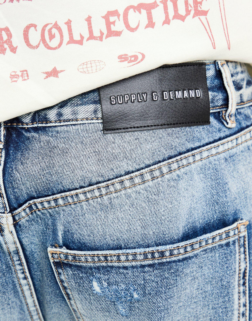 Etch Relaxed Ripped Jeans