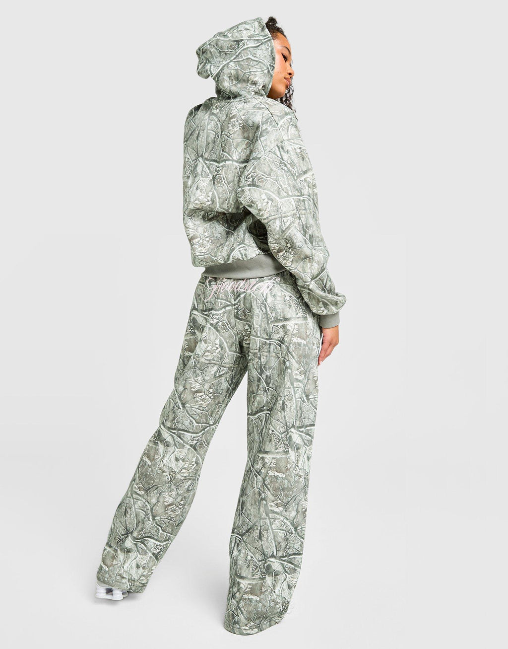Woodland All Over Print Wide Joggers