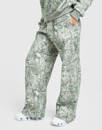 Woodland All Over Print Wide Joggers