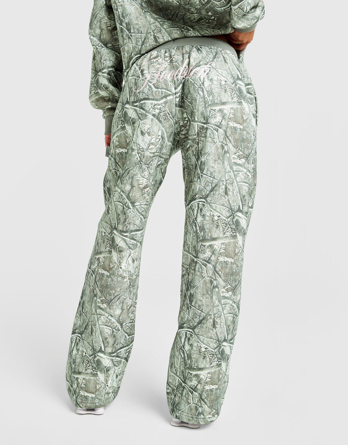 Woodland All Over Print Wide Joggers