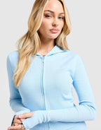 Selene Rib Full Zip Hoodie