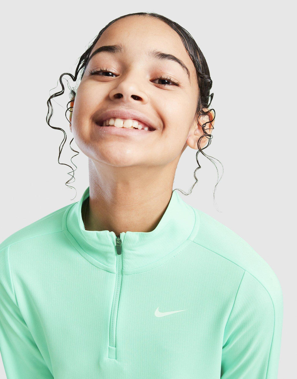 Girls' Long Sleeve 1/2 Zip Top Junior