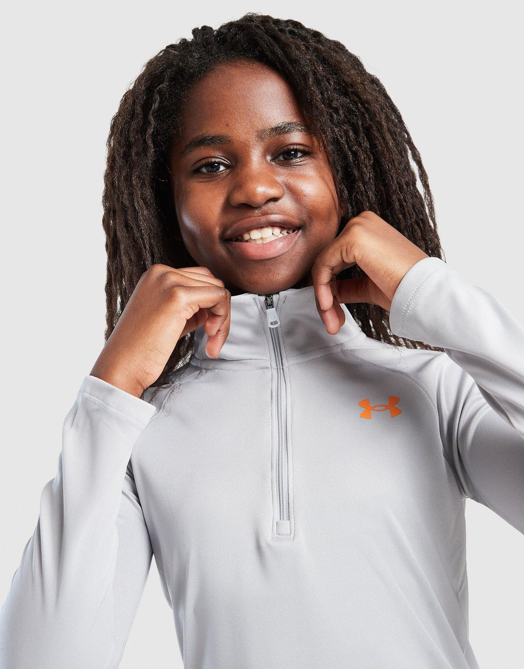 Girls' Long Sleeve Wordmark Top Junior