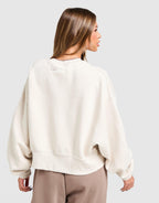 Oversized Crop Sweatshirt