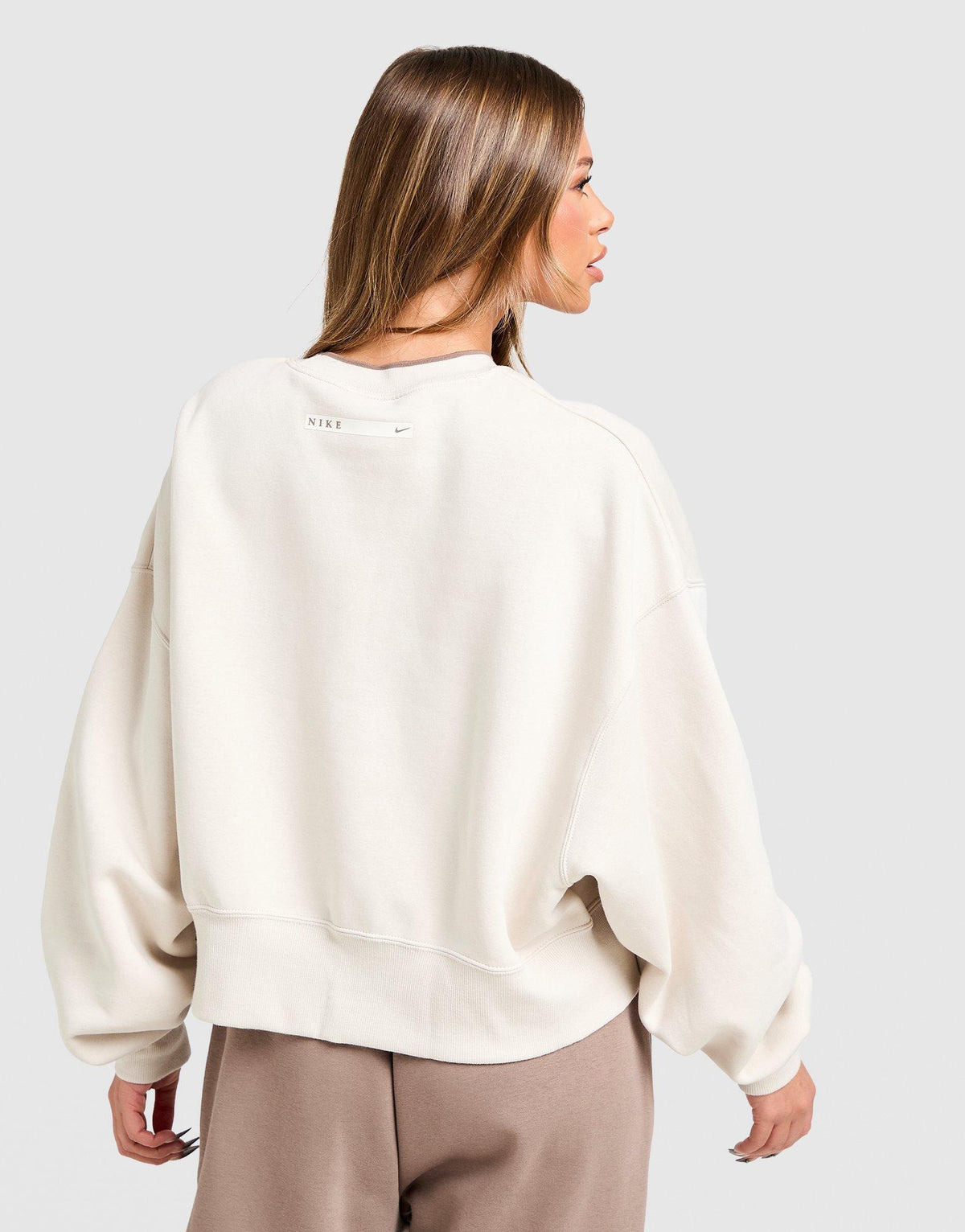 Oversized Crop Sweatshirt