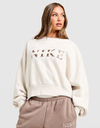 Oversized Crop Sweatshirt