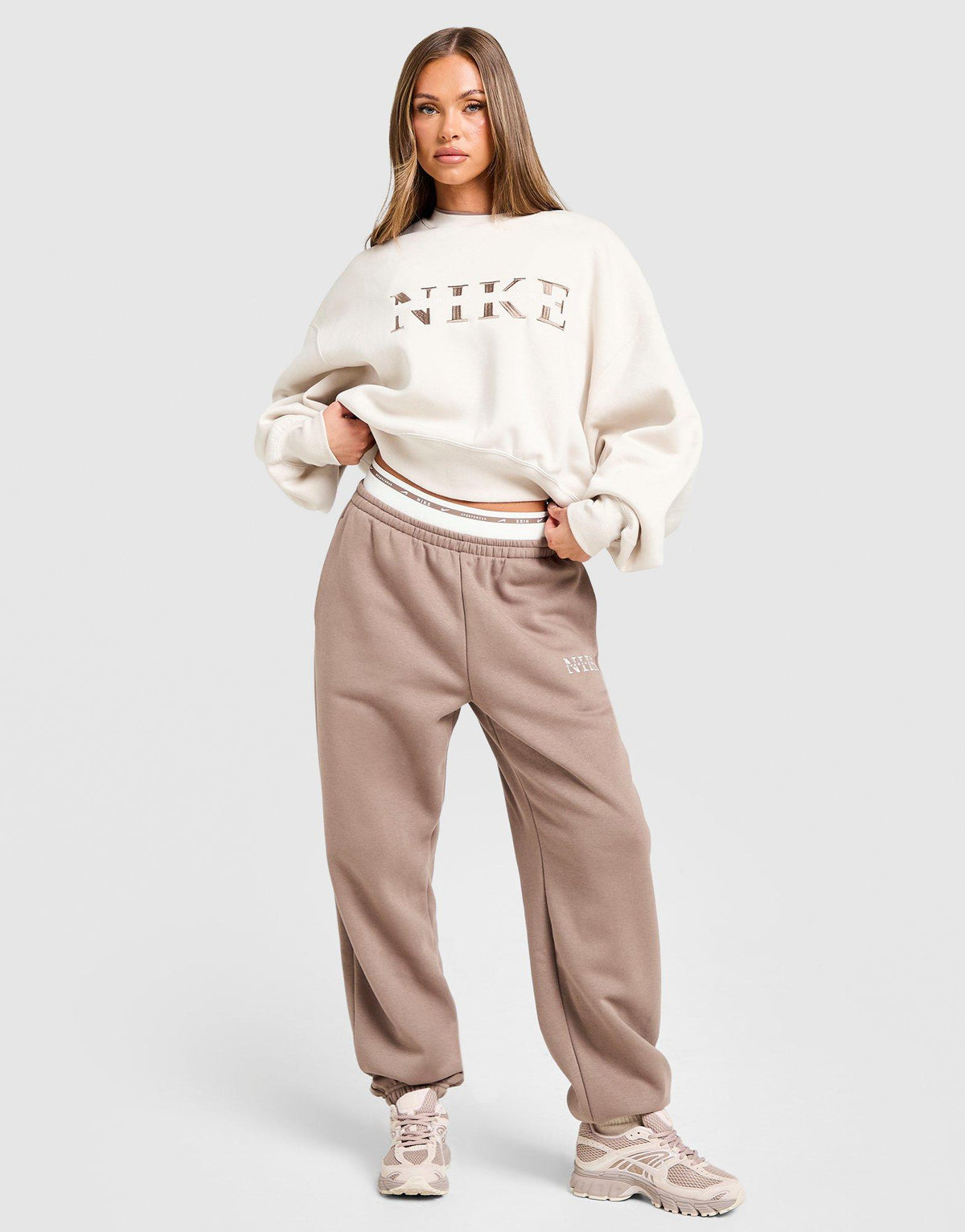 Oversized Crop Sweatshirt