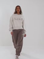 Oversized Crop Sweatshirt