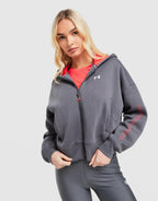 Double Wordmark Cropped Hoodie