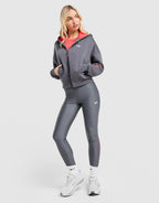 Double Wordmark Cropped Hoodie