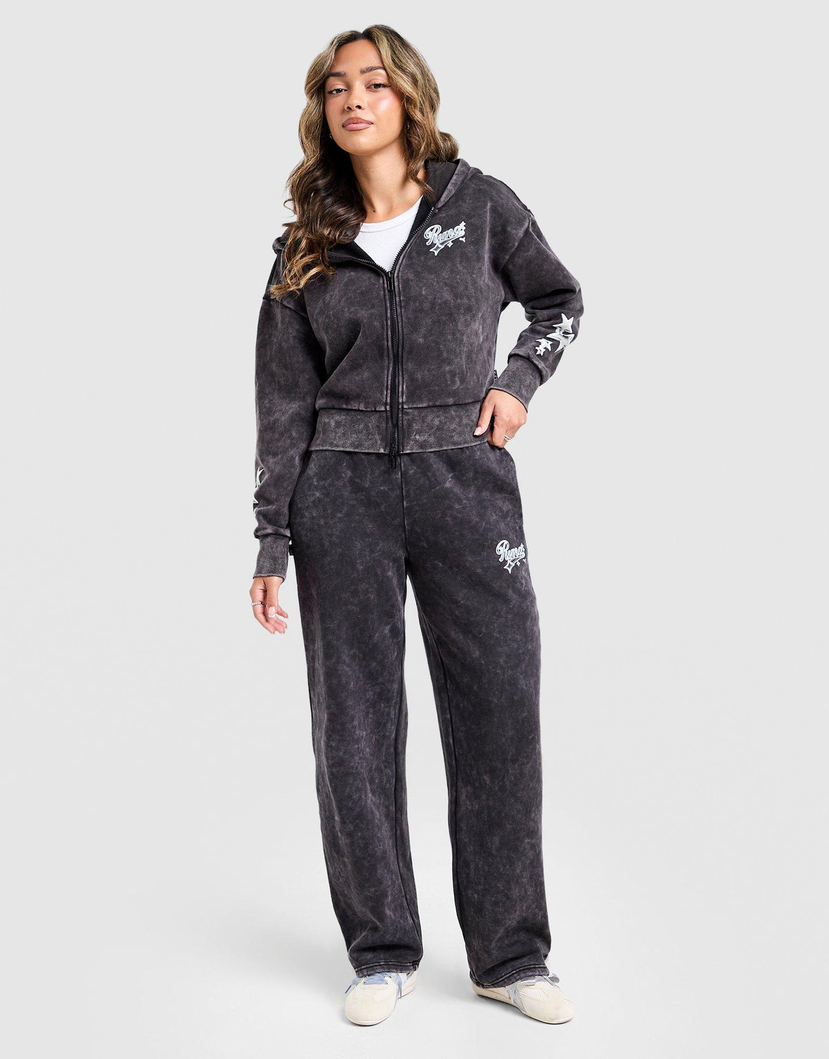 Hoops Crop Full Zip Hoodie