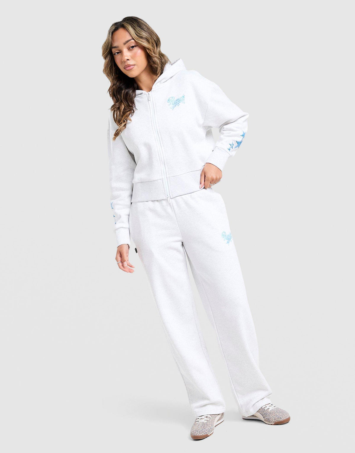 Hoops Crop Full Zip Hoodie