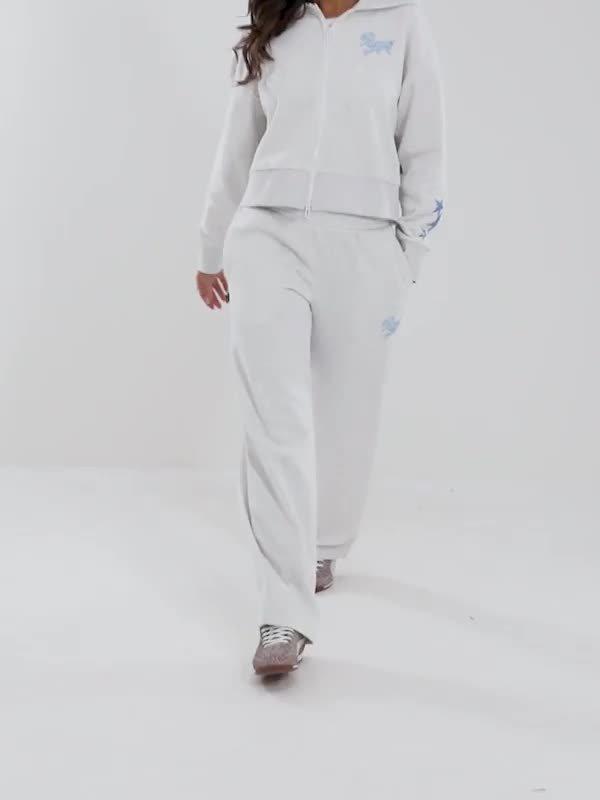 Hoops Crop Full Zip Hoodie