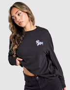 Hoops Cherry Graphic Long Sleeve T-Shirt
