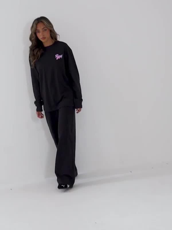 Hoops Cherry Graphic Long Sleeve T-Shirt