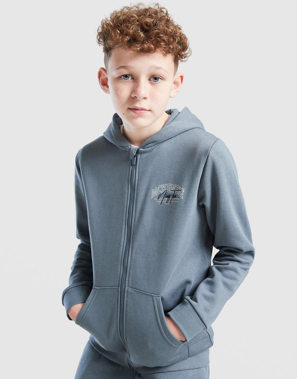 Script Full Zip Hoodie Junior
