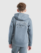 Script Full Zip Hoodie Junior