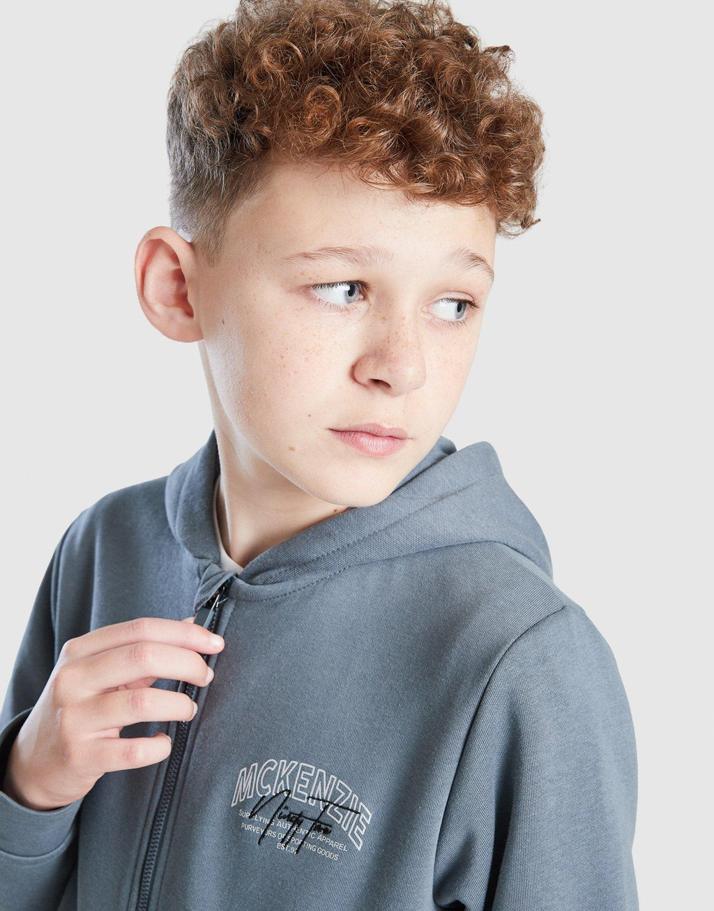 Script Full Zip Hoodie Junior