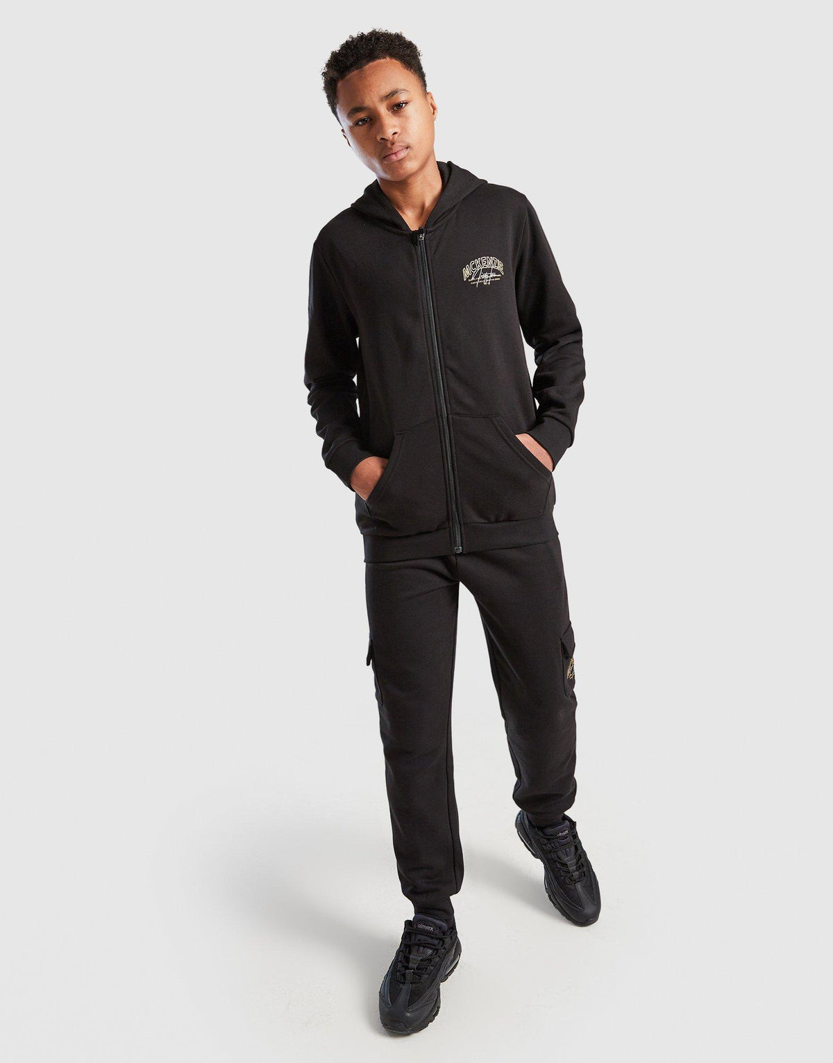 Script Full Zip Hoodie Junior