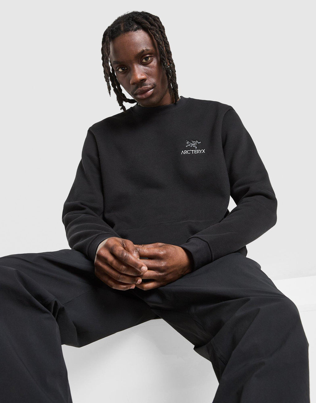 Emblem Fleece Crew Neck Pullover