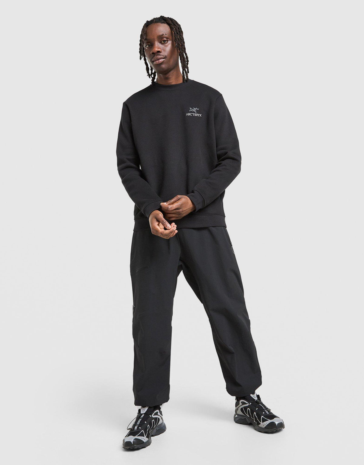 Emblem Fleece Crew Neck Pullover