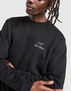 Emblem Fleece Crew Neck Pullover