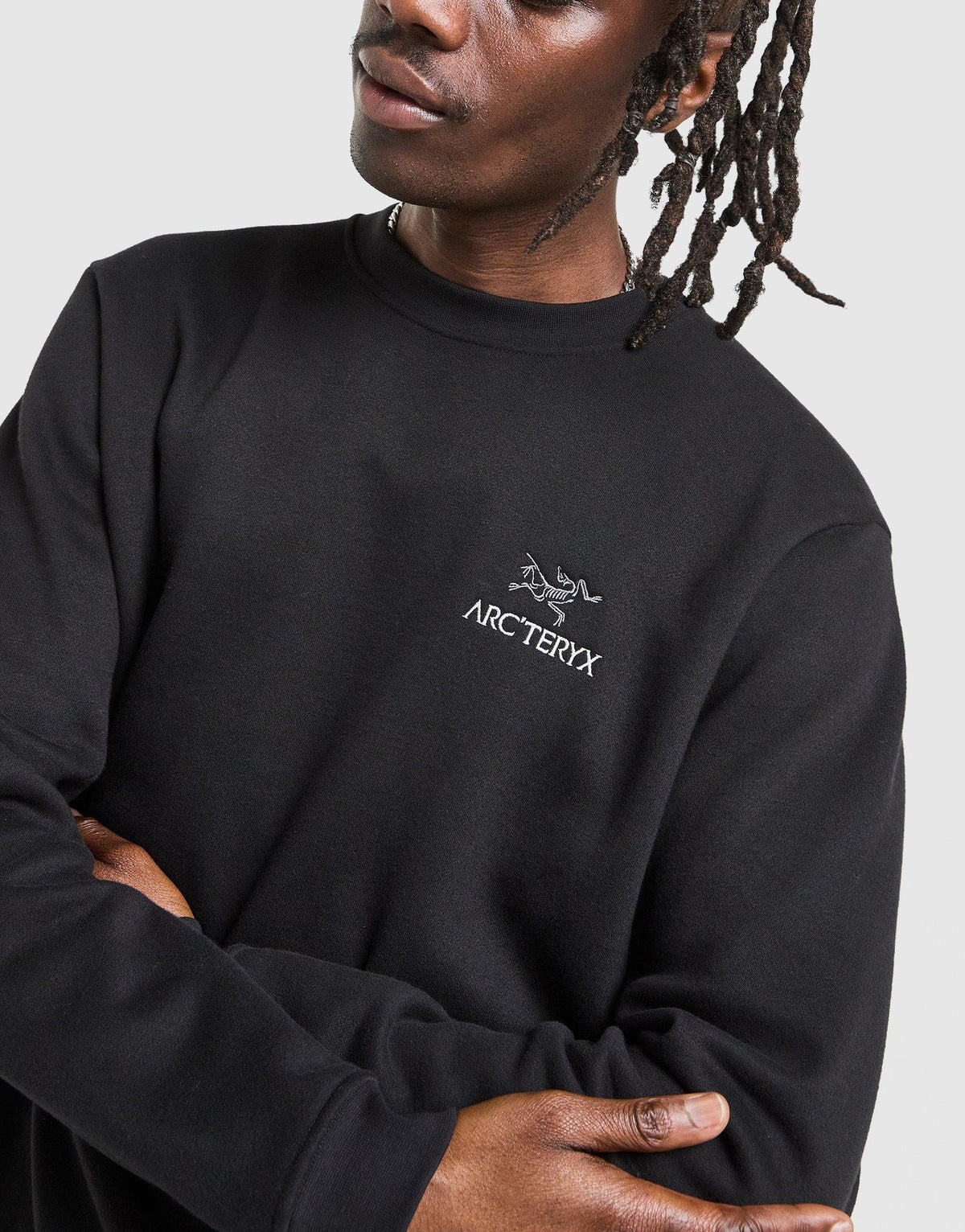 Emblem Fleece Crew Neck Pullover