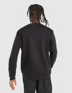 Emblem Fleece Crew Neck Pullover
