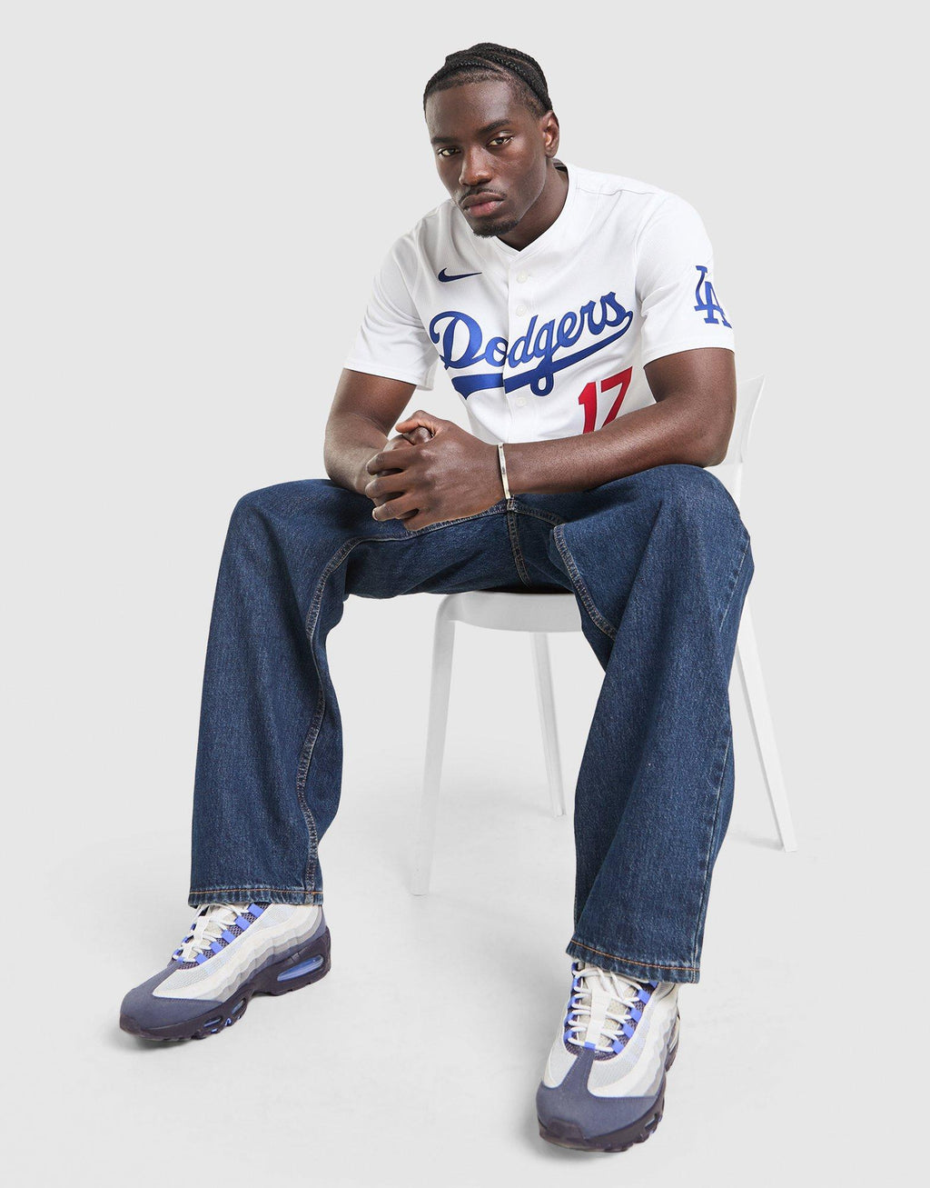 MLB LA Dodgers Ohtani #17 Home Jersey